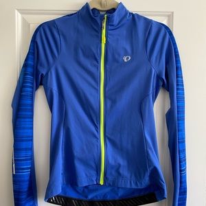 EUC Women’s Medium Blue Pearl Izumi Elite Lightweight cycling jacket.